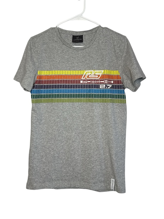 Porsche RS 2.7 Collection Men's Grey Melange Crewneck T-Shirt XS